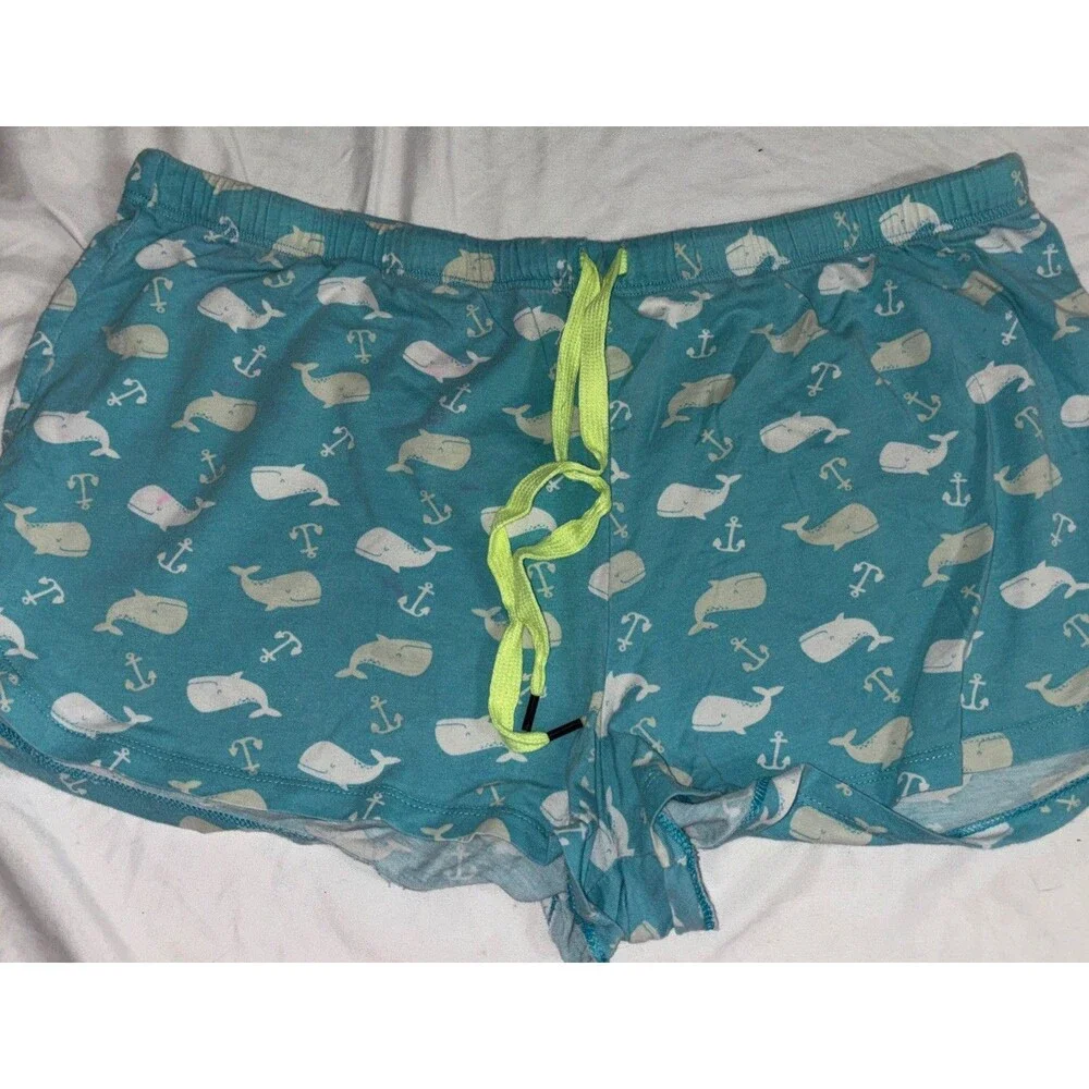 3 Pair Secret Treasure Shorts Loungewear Pajamas Beach Tropical Comfort C
